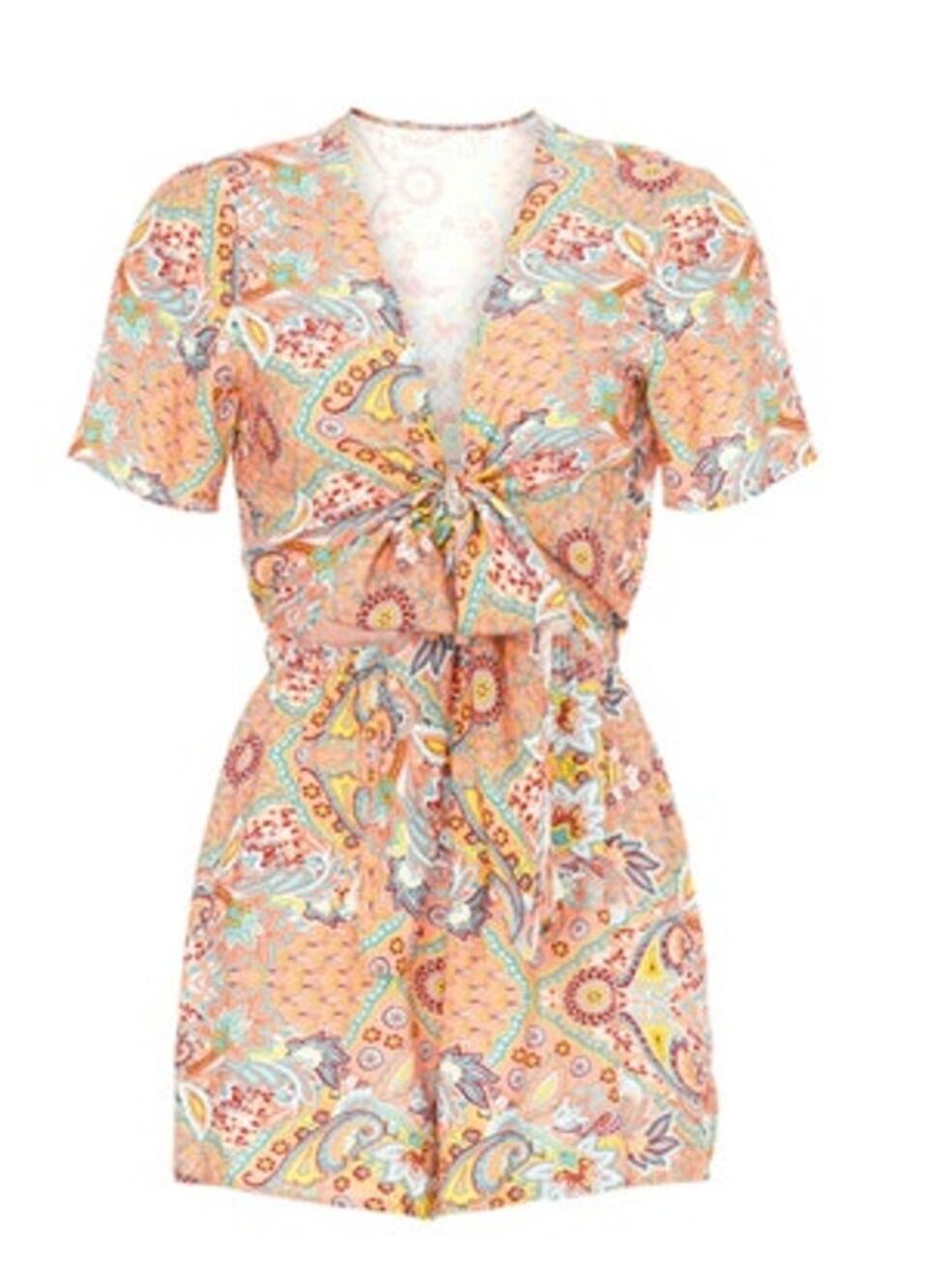Slate & Willow Puff Sleeve Romper Keyhole Short Sleeve Small